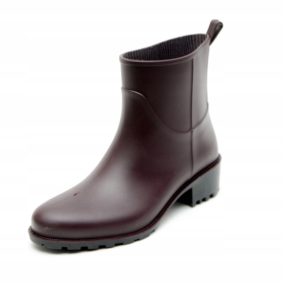 SOLIDNE I ZGRABNE BORDOWE KALOSZE NA OBCASIE r.40 Marka inna