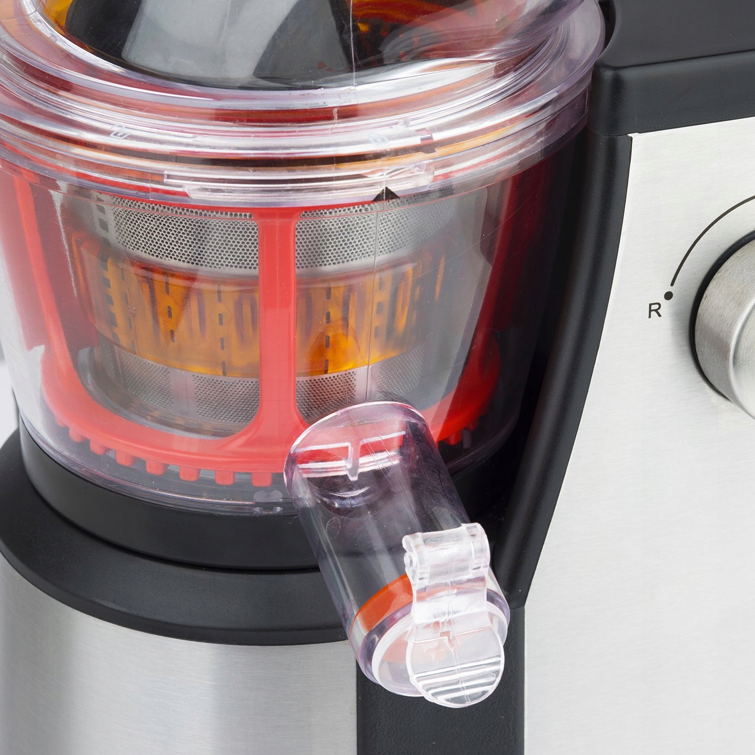 HKOENIG Wolnoobrotowa Wyciskarka 1L 400W Stal Nierdzewna Czarna Wersja 2 — miniatura 6