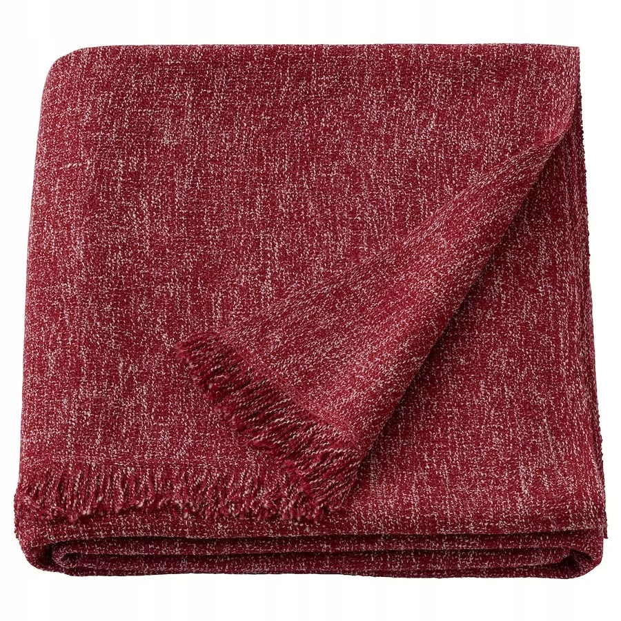 

Ikea Crossbana Pled czerwony narzuta 130x170cm