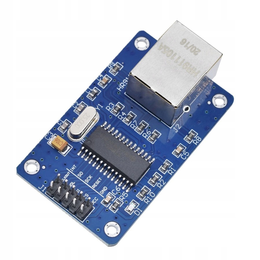 Moduł sieciowy Ethernet ENC28J60 Arduino - Sklep, Opinie, Cena w Allegro