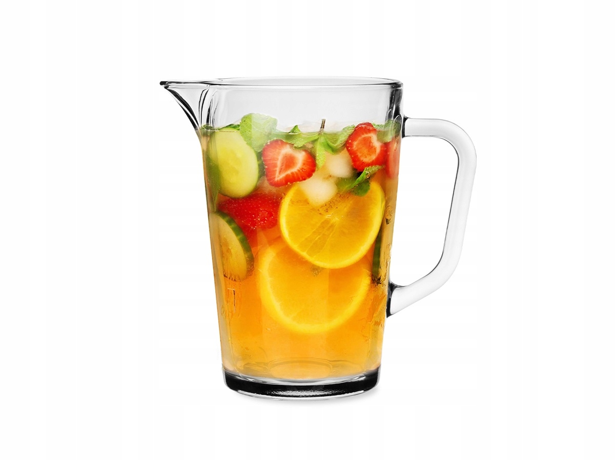 

Szklany Dzbanek 1000ml Do Wody, Soku, Napojów