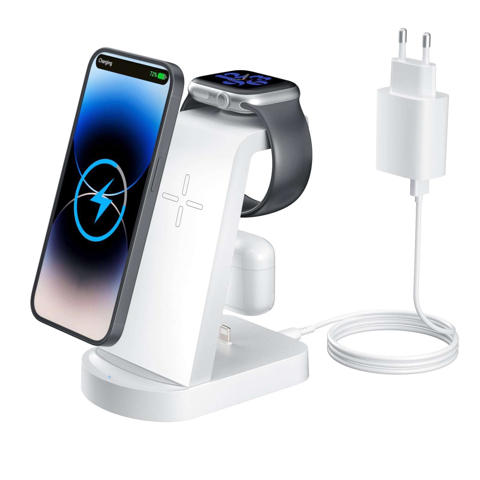 INNISTO UNIVERSAL Ładowarka 3w1 Do iPhone Apple Watch AirPods — miniatura 7