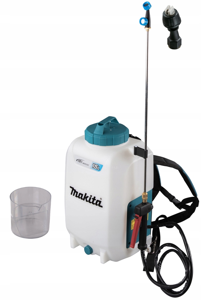 Opryskiwacz Akumulatorowy Plecakowy Makita DUS158Z 15L 5 Bar Z Lancą 60 CM