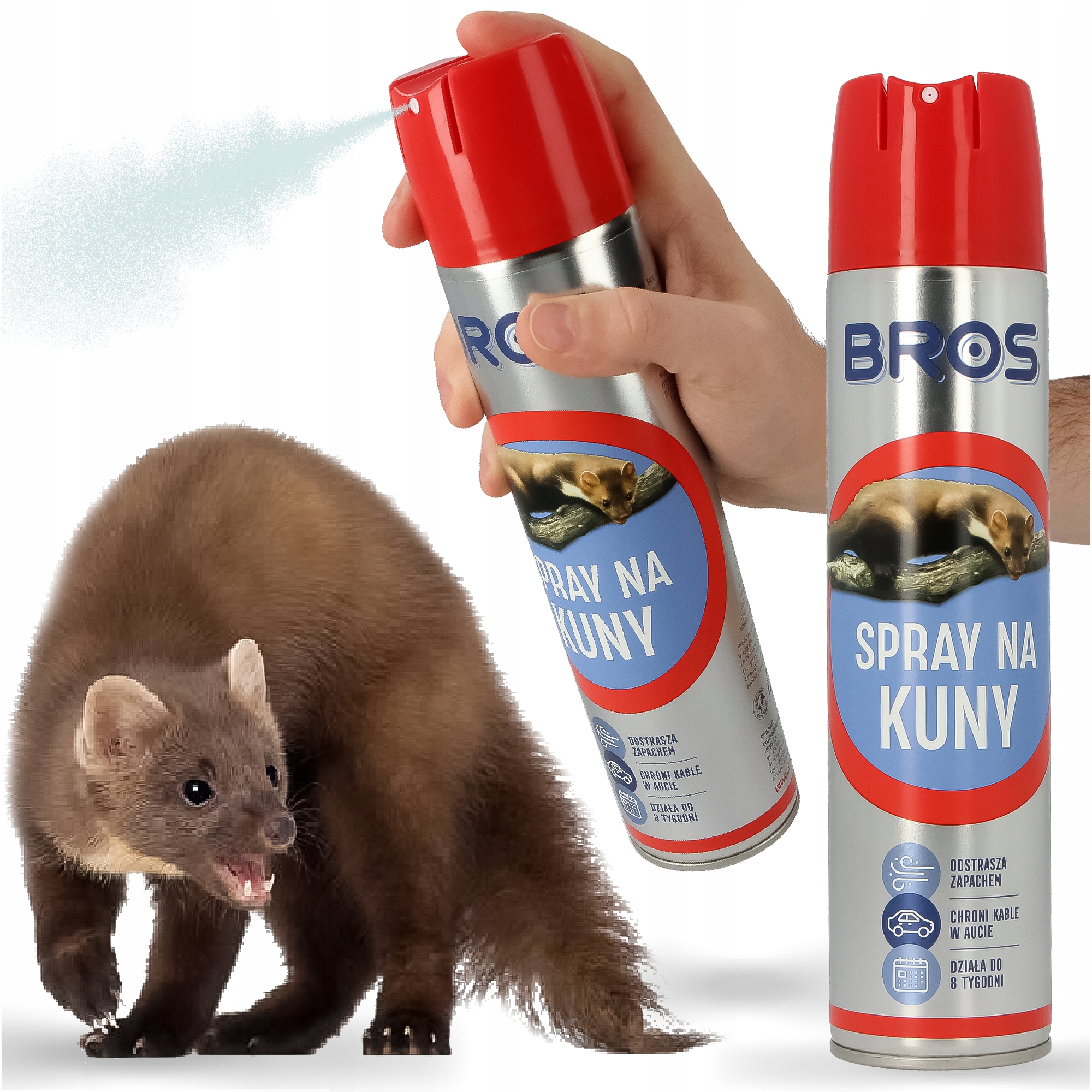 

Odstraszacz Pułapka Spray Kuny Samochodu 400 ml