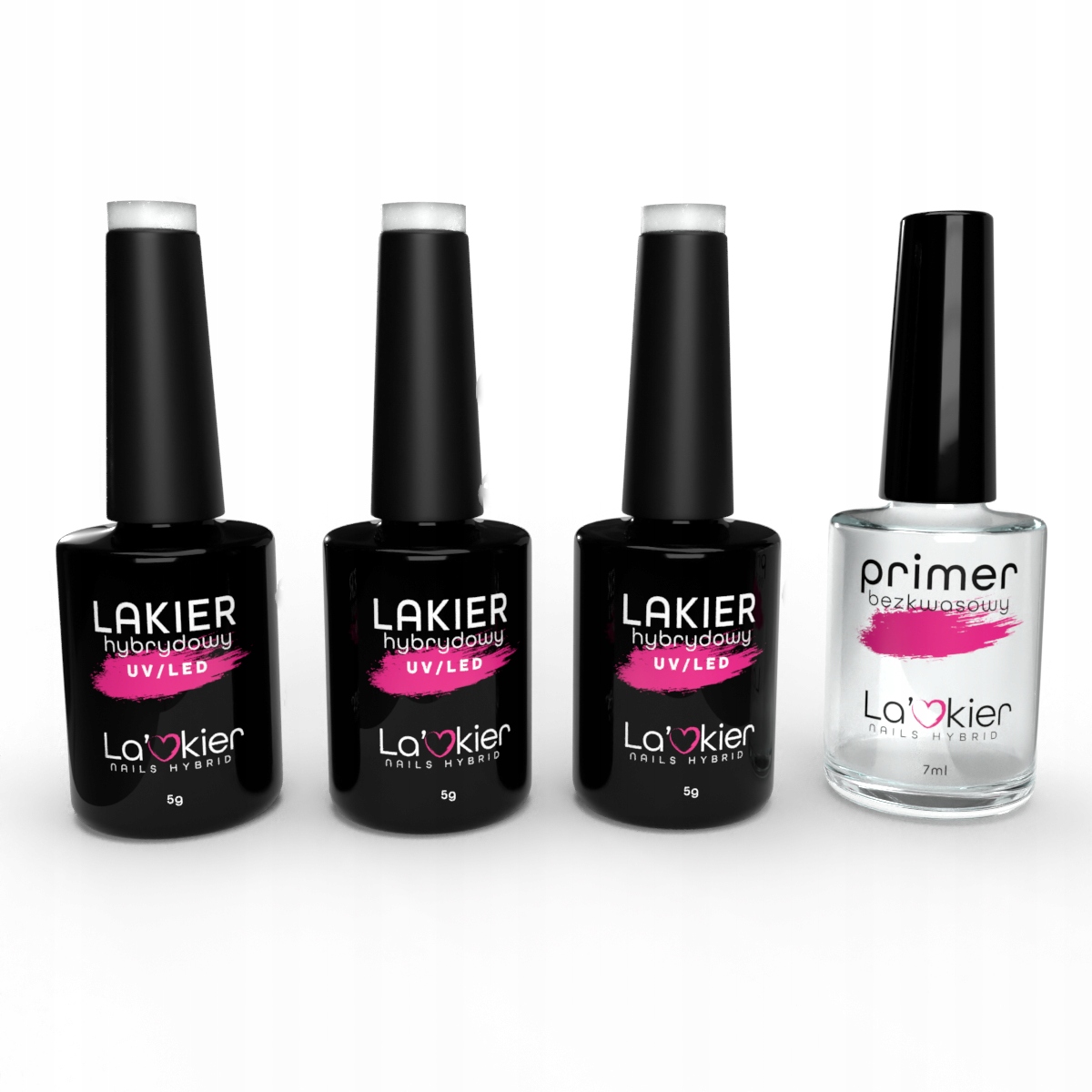 

La'kier 3x Lakier hybrydowy do paznokci Primer