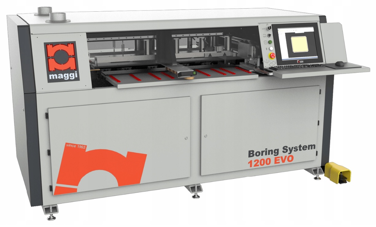 WIERTARKA CNC PRZELOTOWA WIELOWRZECIONOWA BORING SYSTEM 1200 EVO