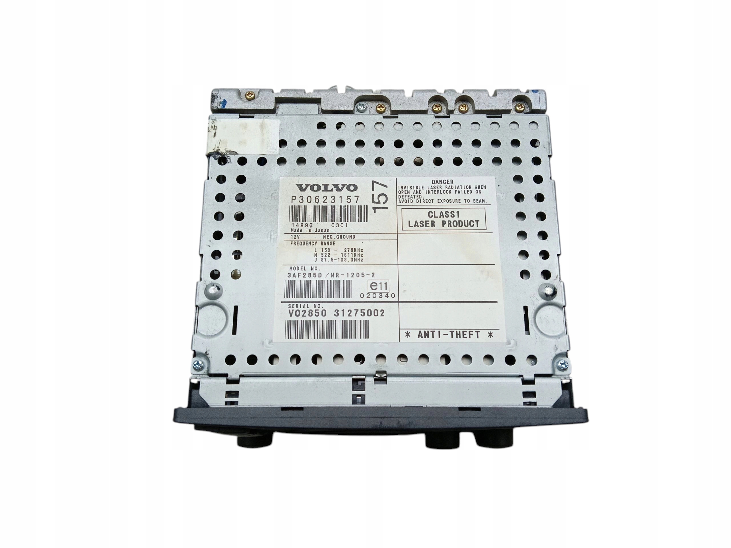 RADIO CD VOLVO V40 e S40 30623157 31275002