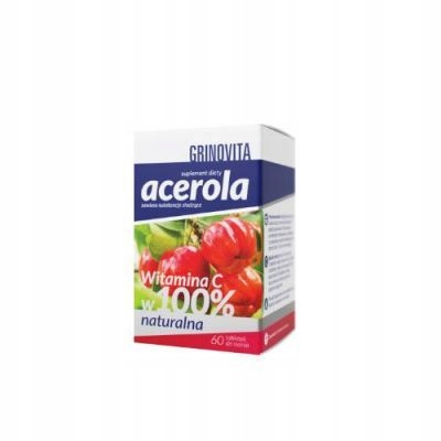 

Acerola Grinovita 60 tabletek do ssania