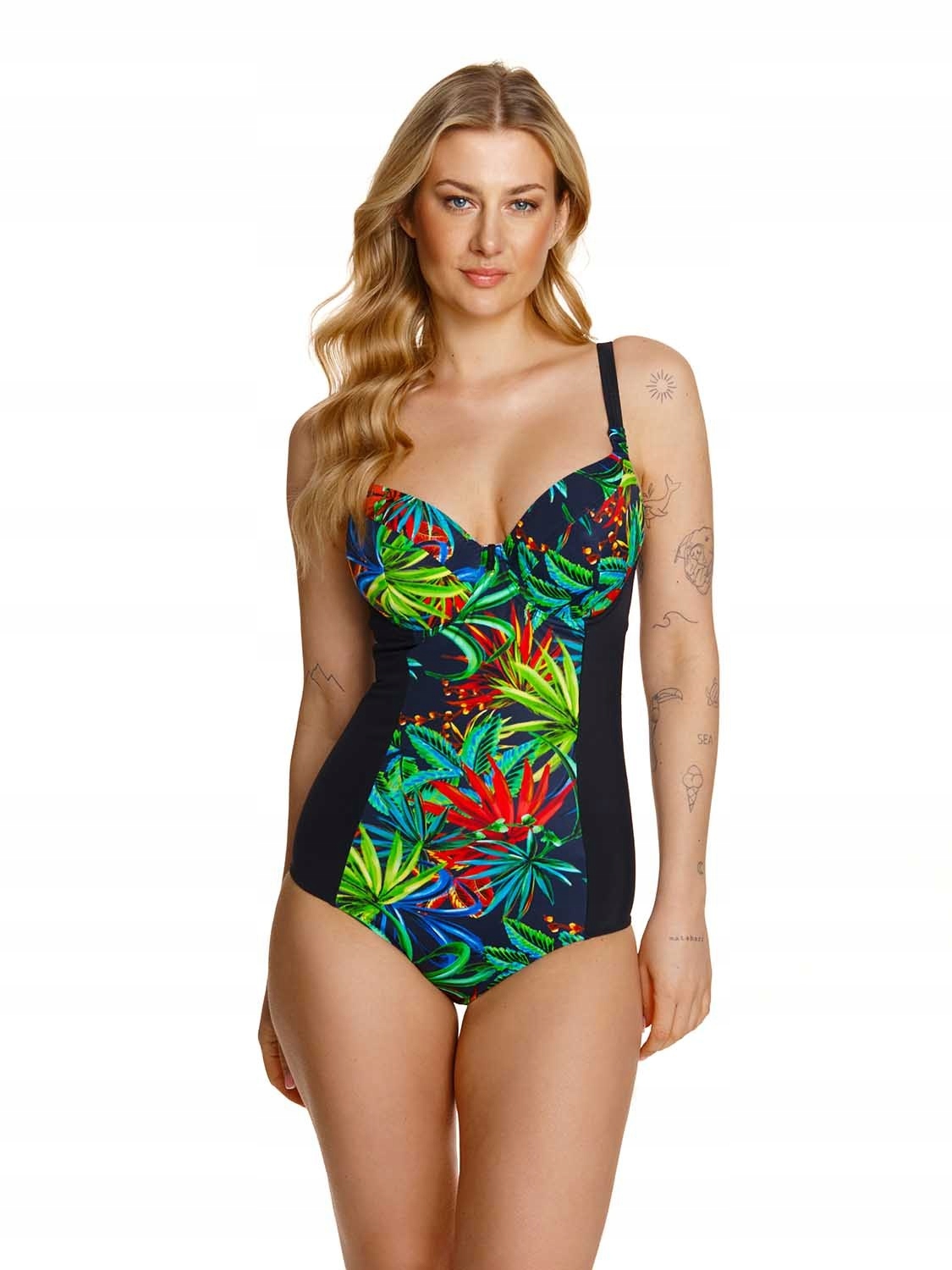 Jednodílné plavky Lupoline Parrot big 85E