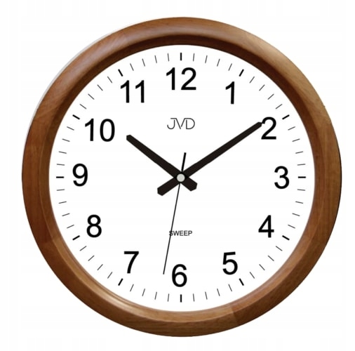 Nástenné hodiny Jvd NS8017.2 34cm hnedá