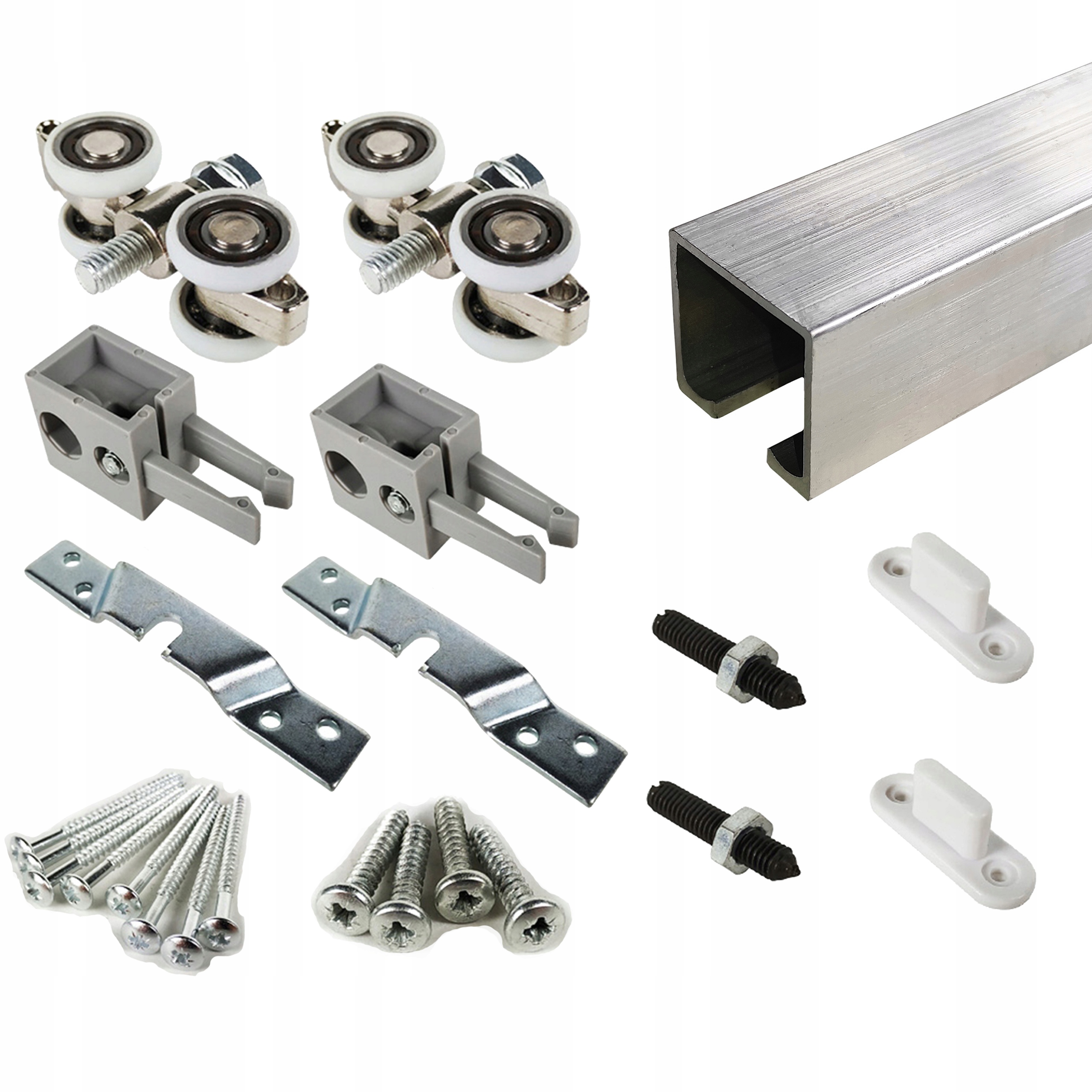 System przesuwny do 100kg komplet okuć - 200cm