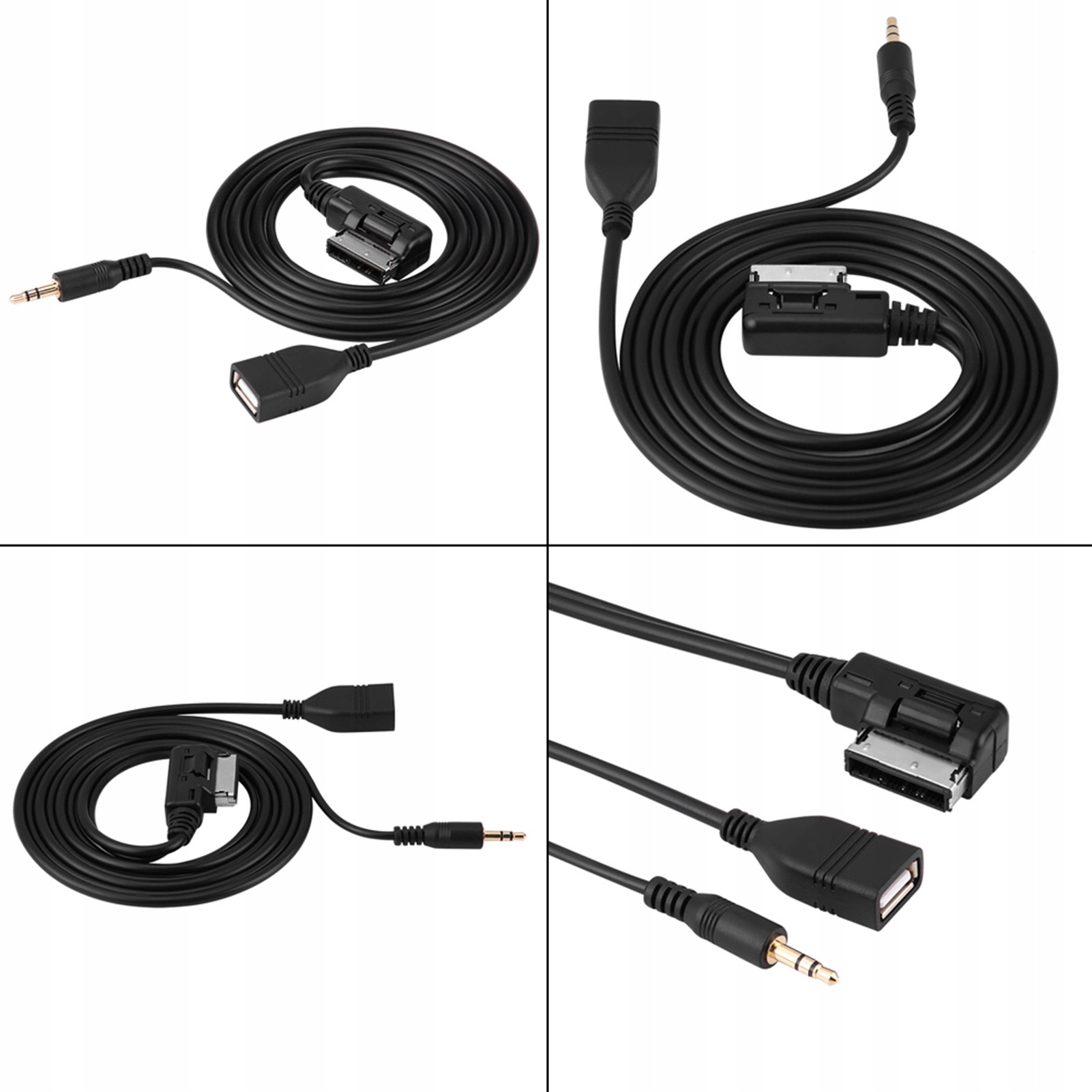 PRZEWÓD AUDIO AUX KABEL ADAPTERA USB DLA MERCEDES BENZ C63 E200L CLS E S ML Marka bez marki