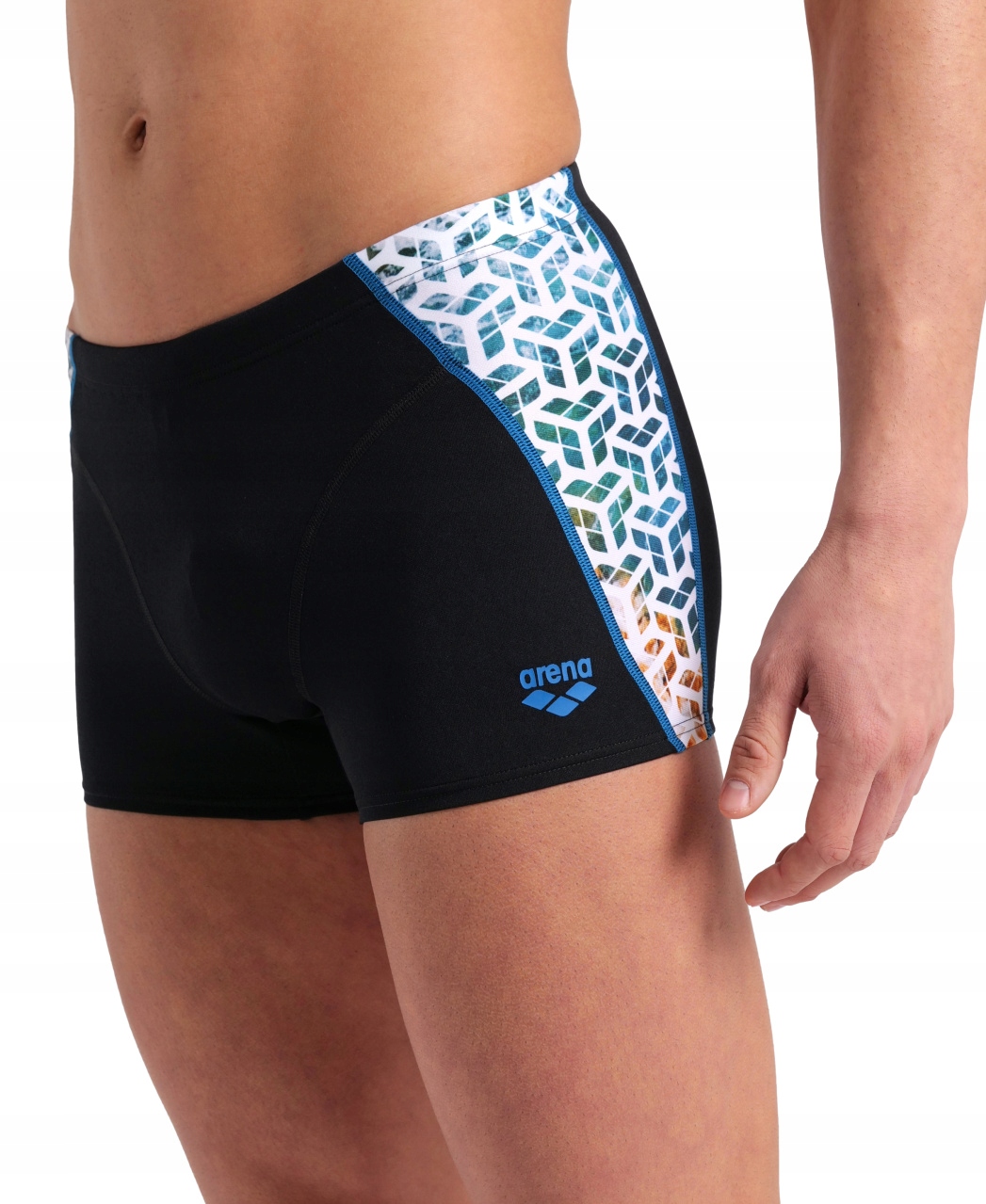 Szorty kąpielowe Arena Planet Water Swim Short Black-white Multi 110