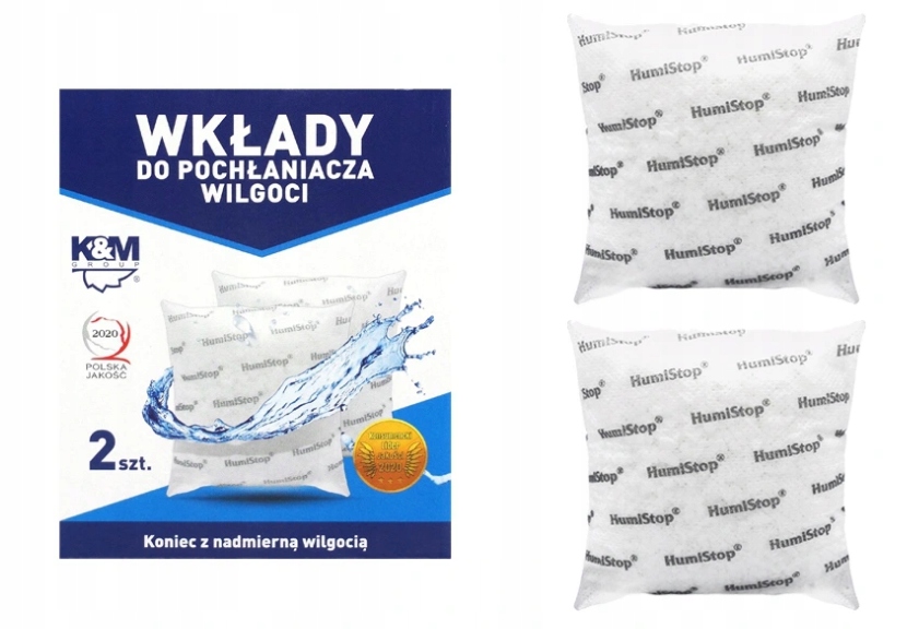 

Wkład do pochłaniacza wilgoci K&m Humistop 2sztuki