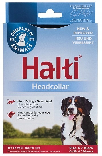 Levně Halti Kantarek – Uzdový obojek velikost 4, černý