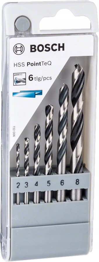 

Bosch Zestaw Wierteł 6 Szt. Pointteq Do Metalu