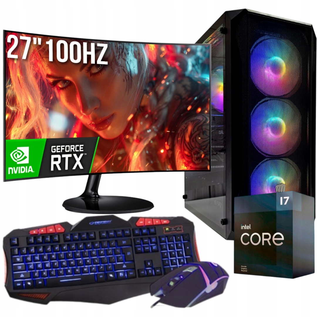 Herní Set I7 32GB Rtx 5060 8GB Monitor 27"100Hz