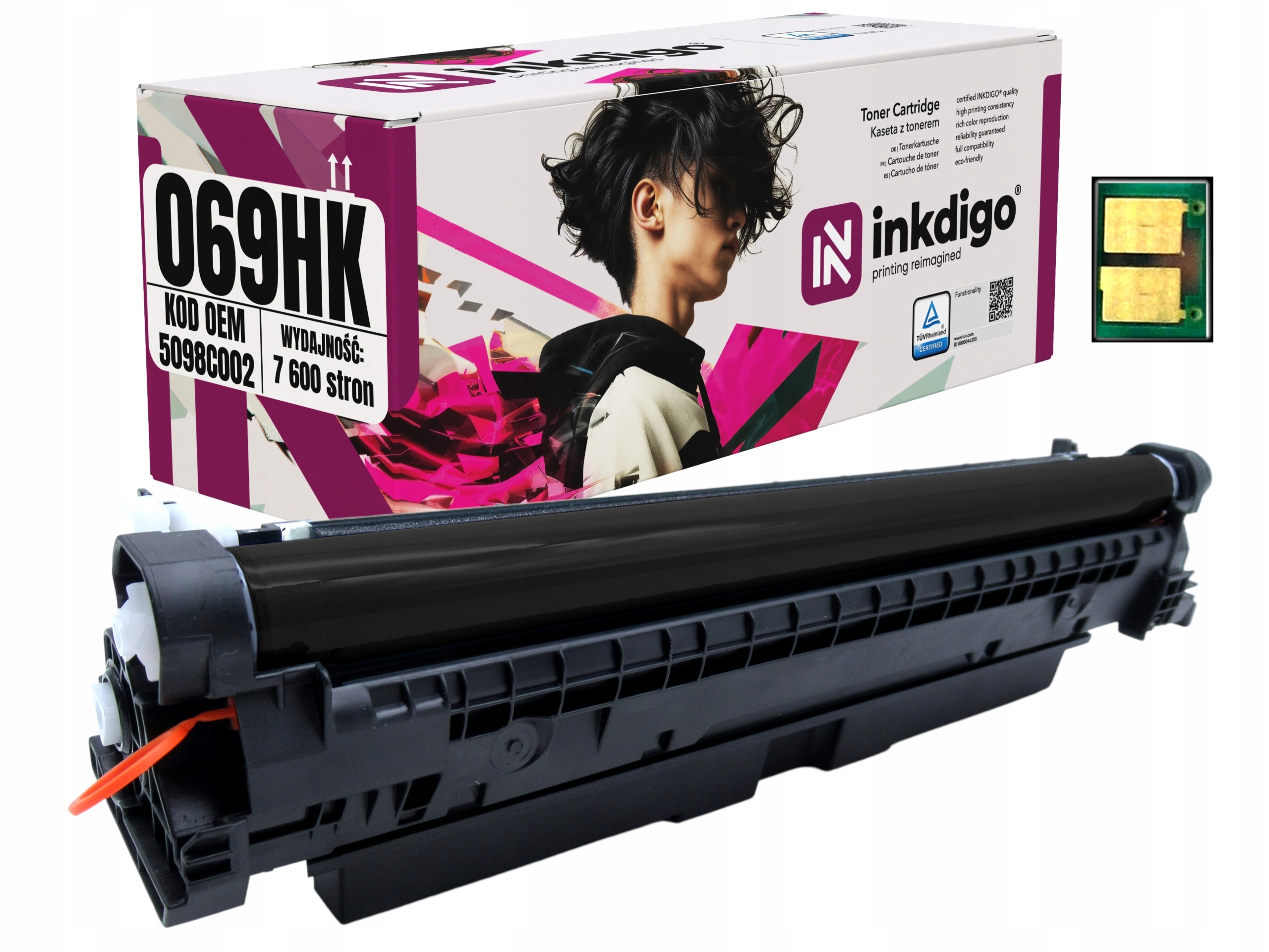 CRG-069H XL Czarny Toner do Canon i-SENSYS MF752Cdw MF754Cdw LBP673Cdw