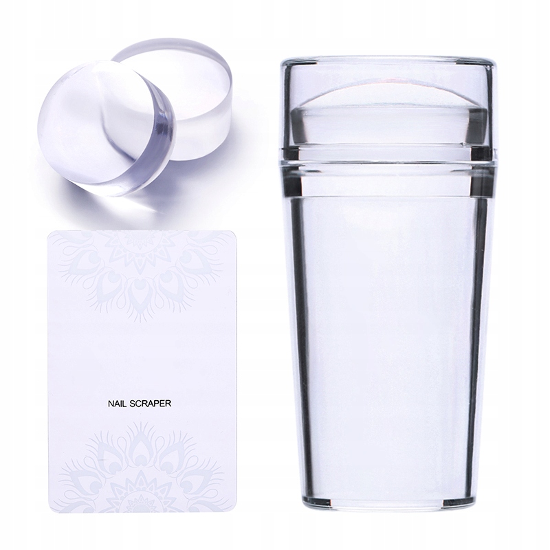 Silikonowy stempel do paznokci + SCRAPER