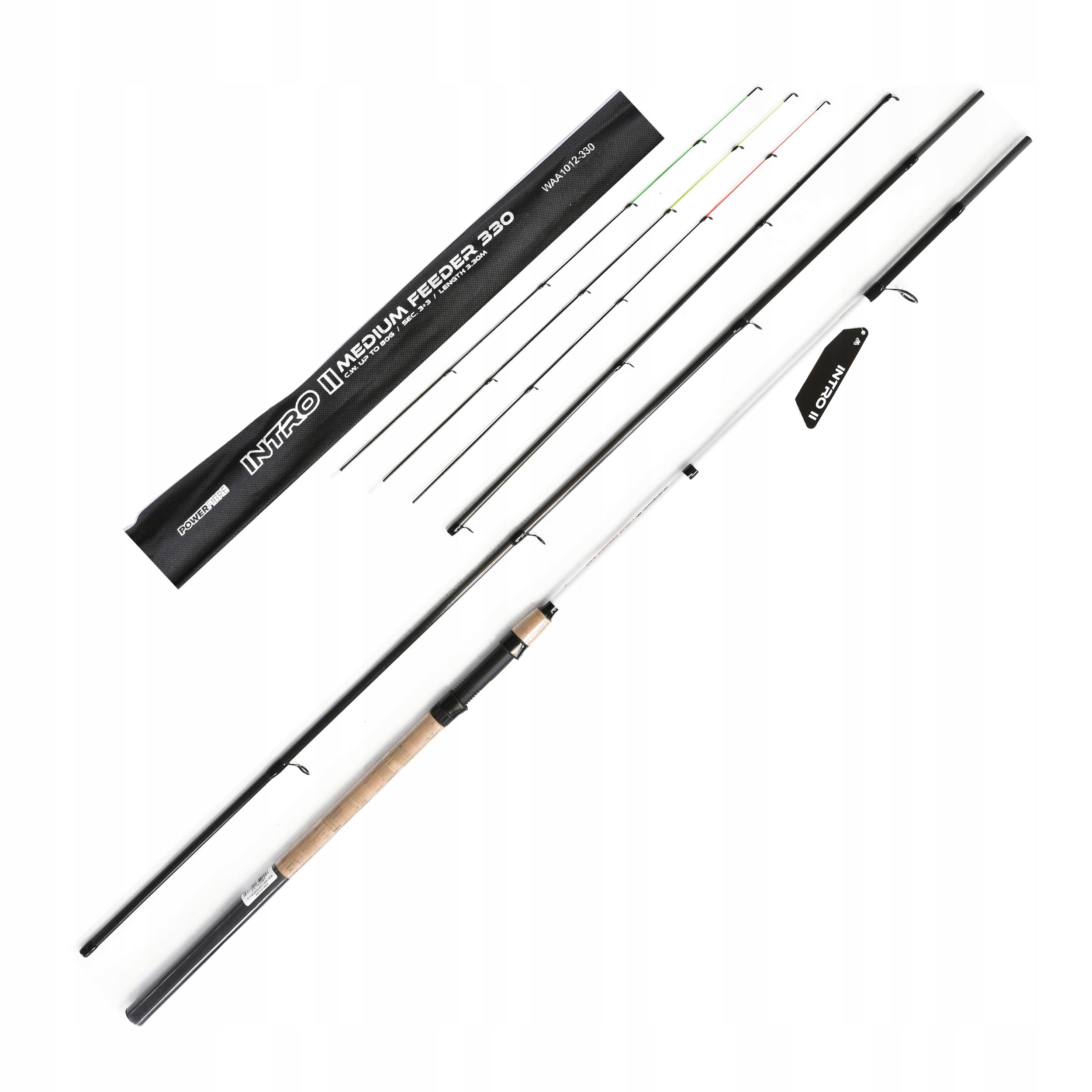 Wędka Mikado Intro II Medium Feeder 3.30 m 1-80g rzeki/zbiorniki zaporowe