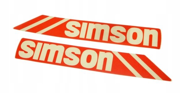 

Naklejki Simson S53 zbiornika czerwone para Mza