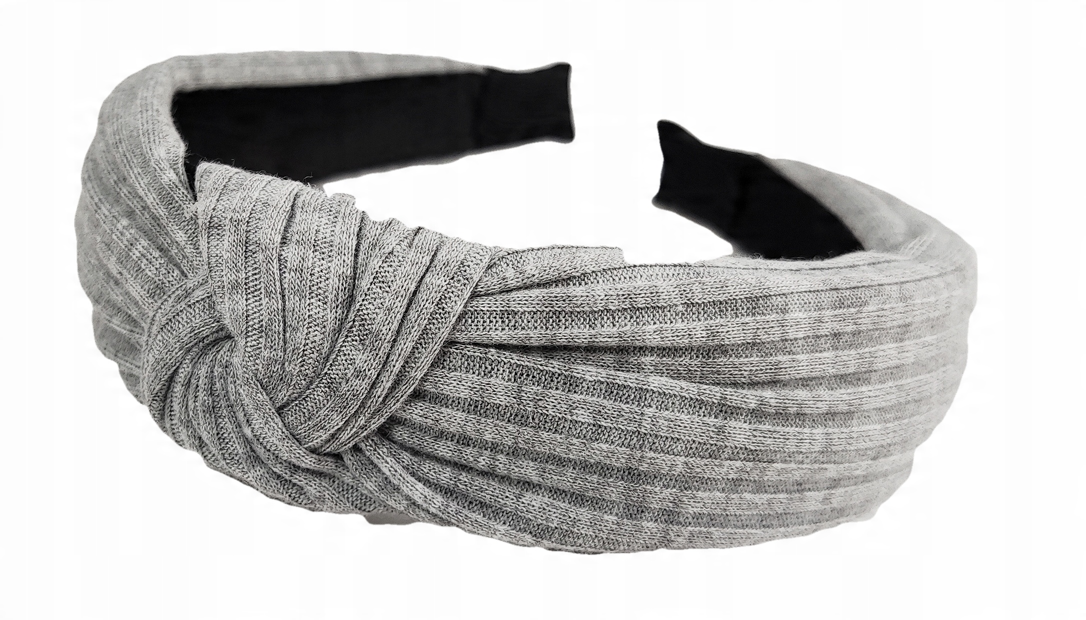 

Opaski opaska na głowę turban usztywniana szary