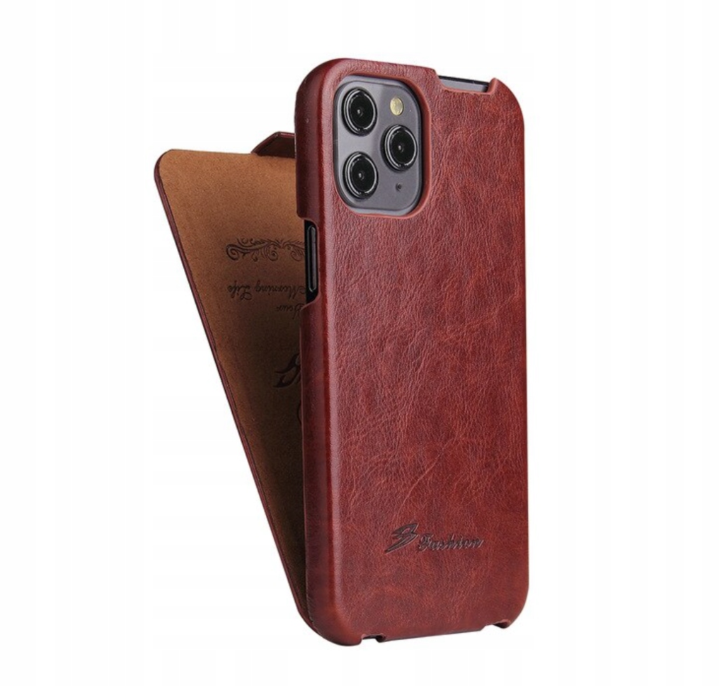 Etui z Klapką Skórzane Case do iPhone 12/12 Pro