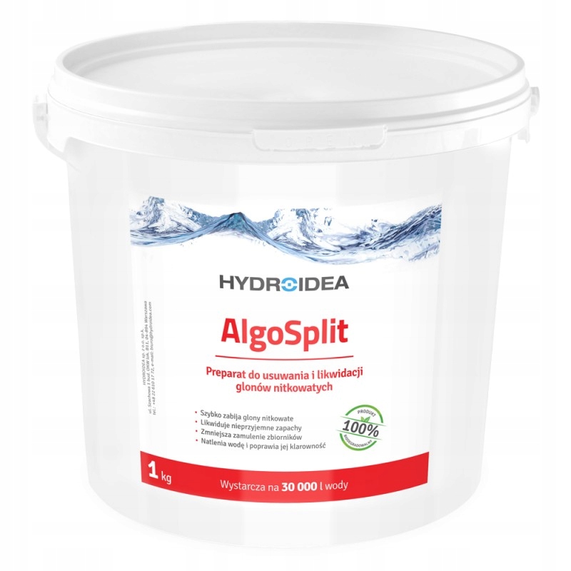 

Hydroidea AlgoSplit likwiduje glony nitkowate 1kg