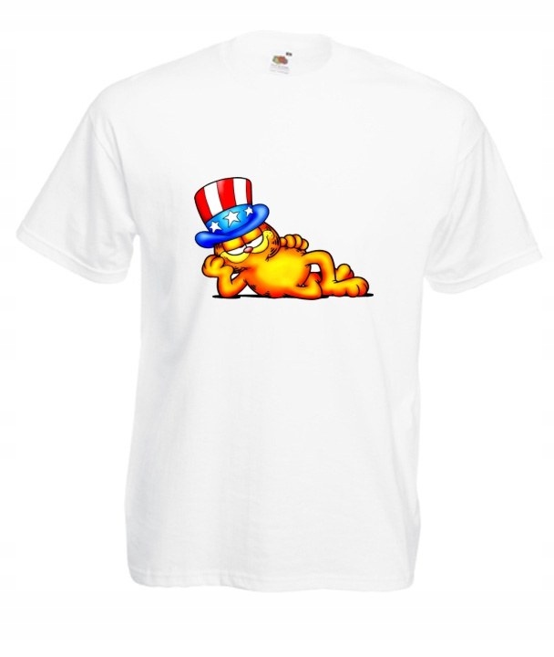 

Koszulka Męska Garfield Kot Kocur Kotek