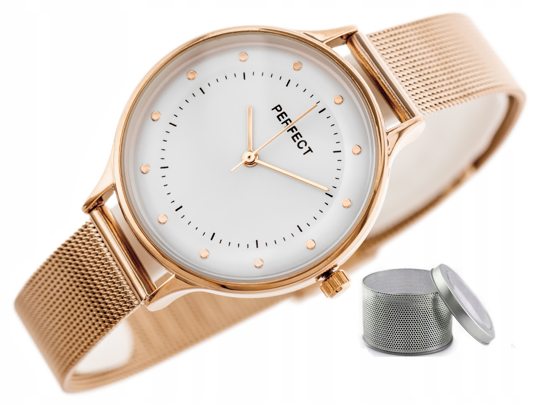 

Zegarek Damski Perfect Megan mesh modny Grawer