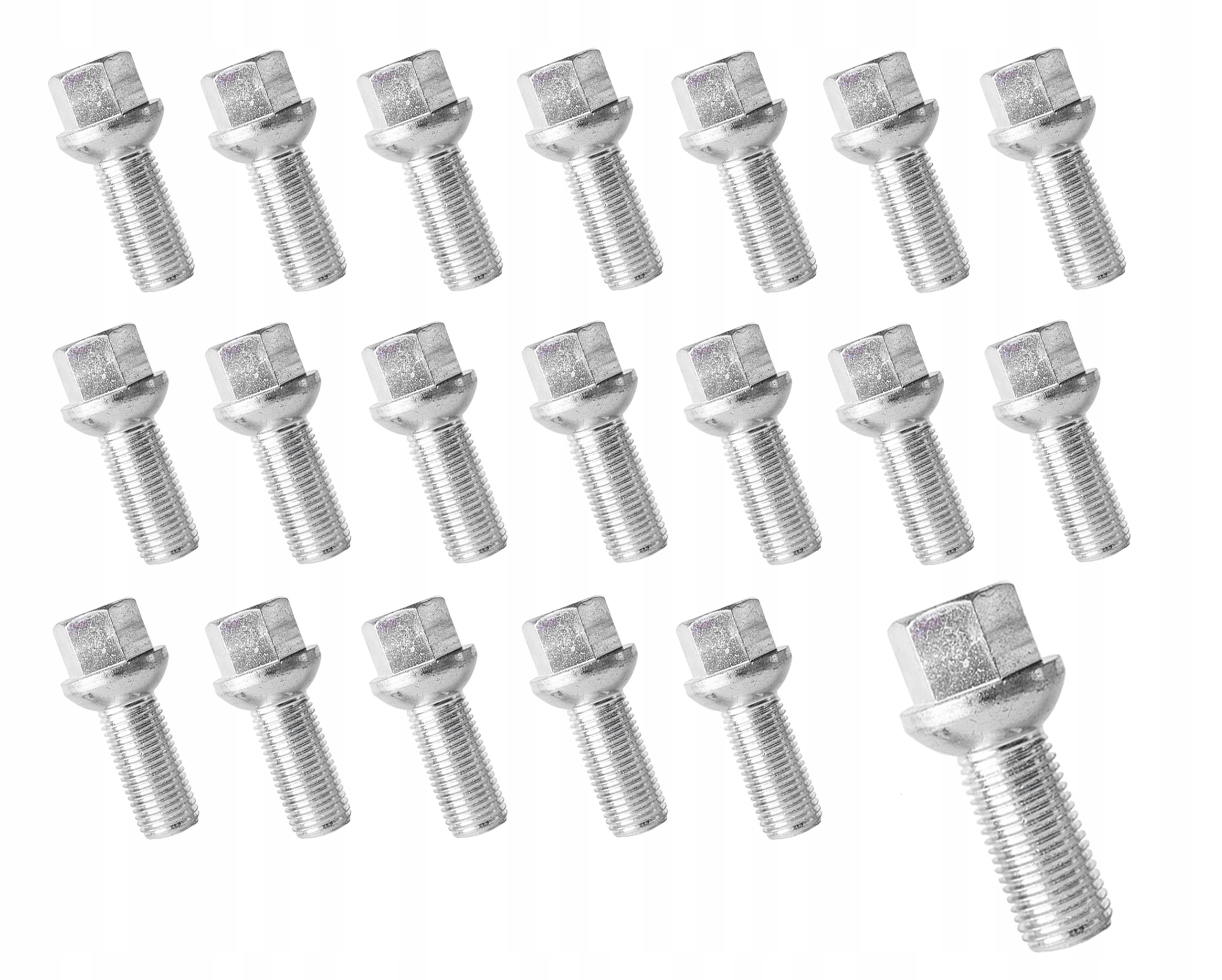 

Śruby Do Kół M14x1,5 30mm Kula Klucz 17 Do Felg