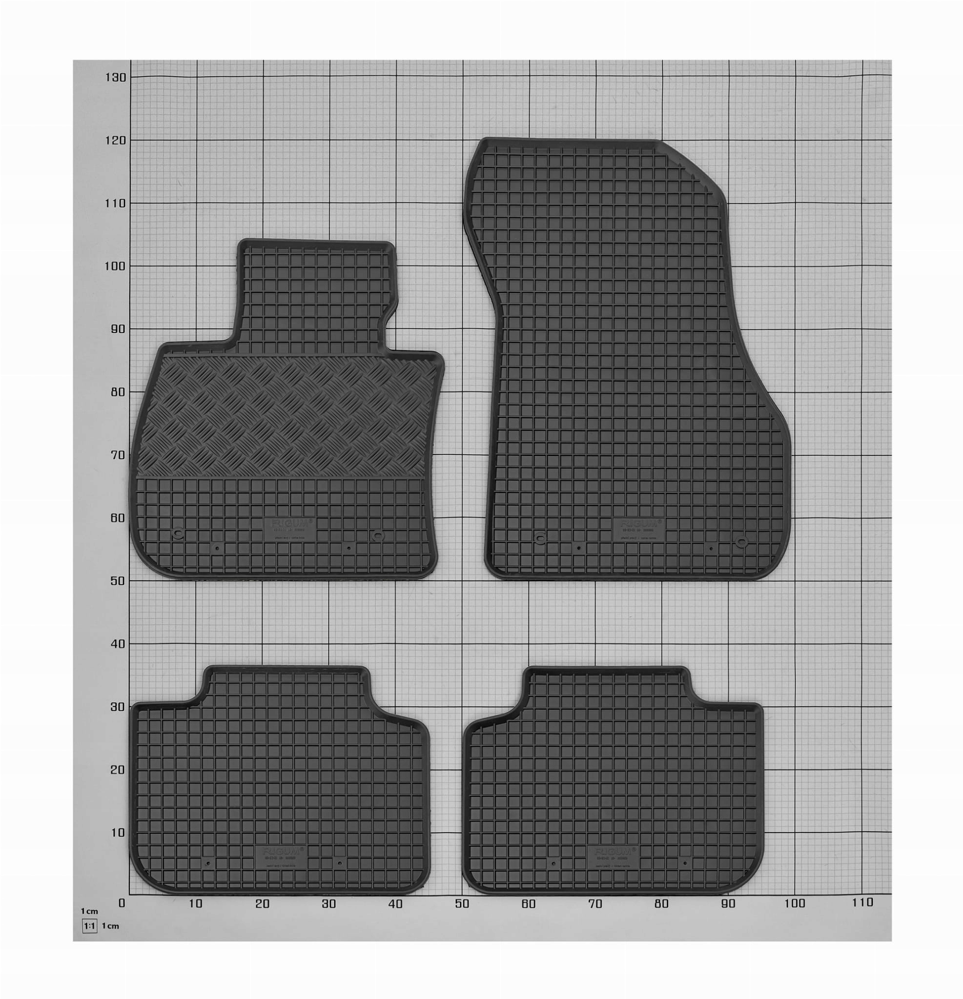 Dywaniki i mata do bagażnika do BMW X2 od 2024- Materiał guma