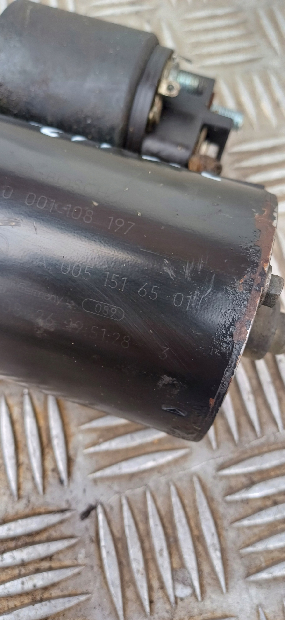 MERCEDES W203 211 starter 2.6 3.2 0001108197