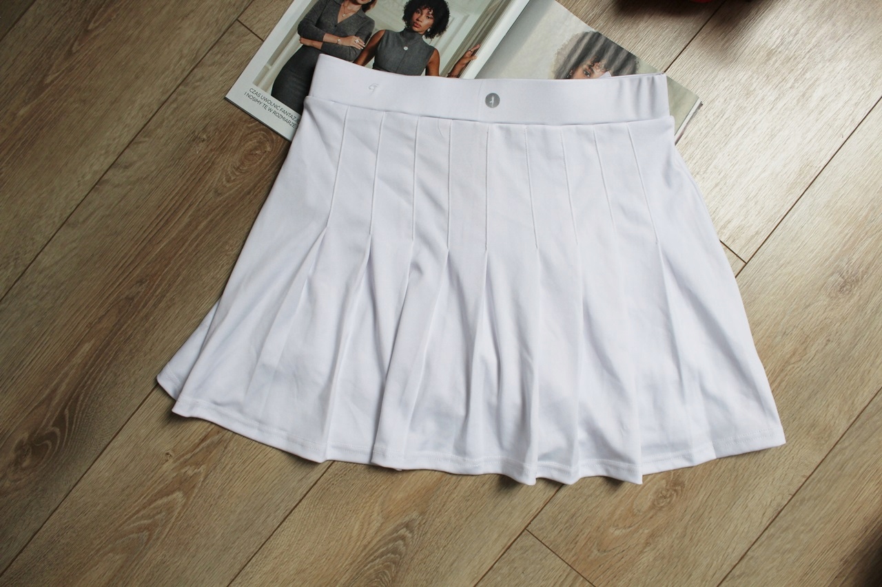 SPÓDNICA BIAŁA SPODENKI DO TENISA * INDERO ACTIVE r. L Marka inna