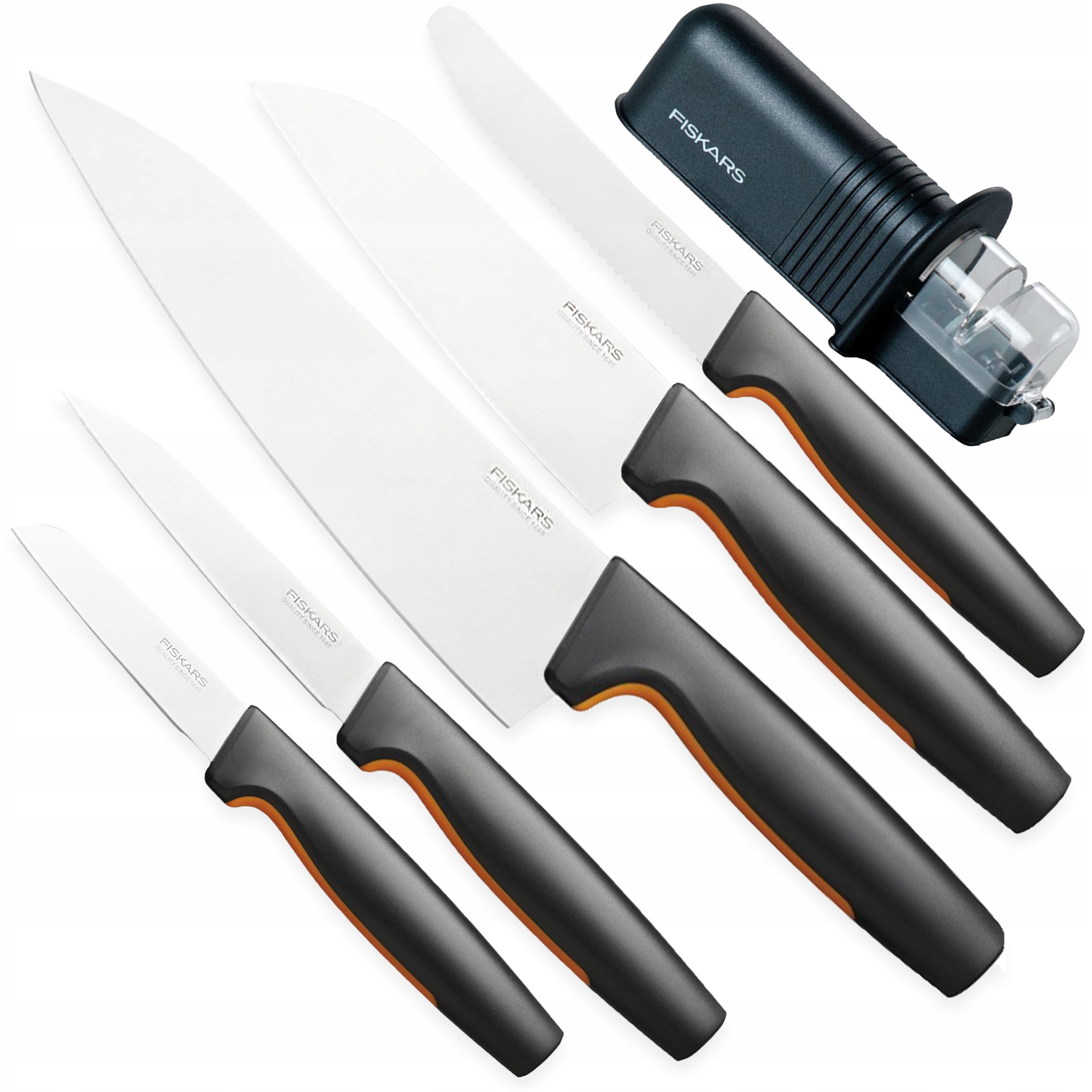 

Fiskars Zestaw Komplet 5 Noży Ostrzałka Fiskars