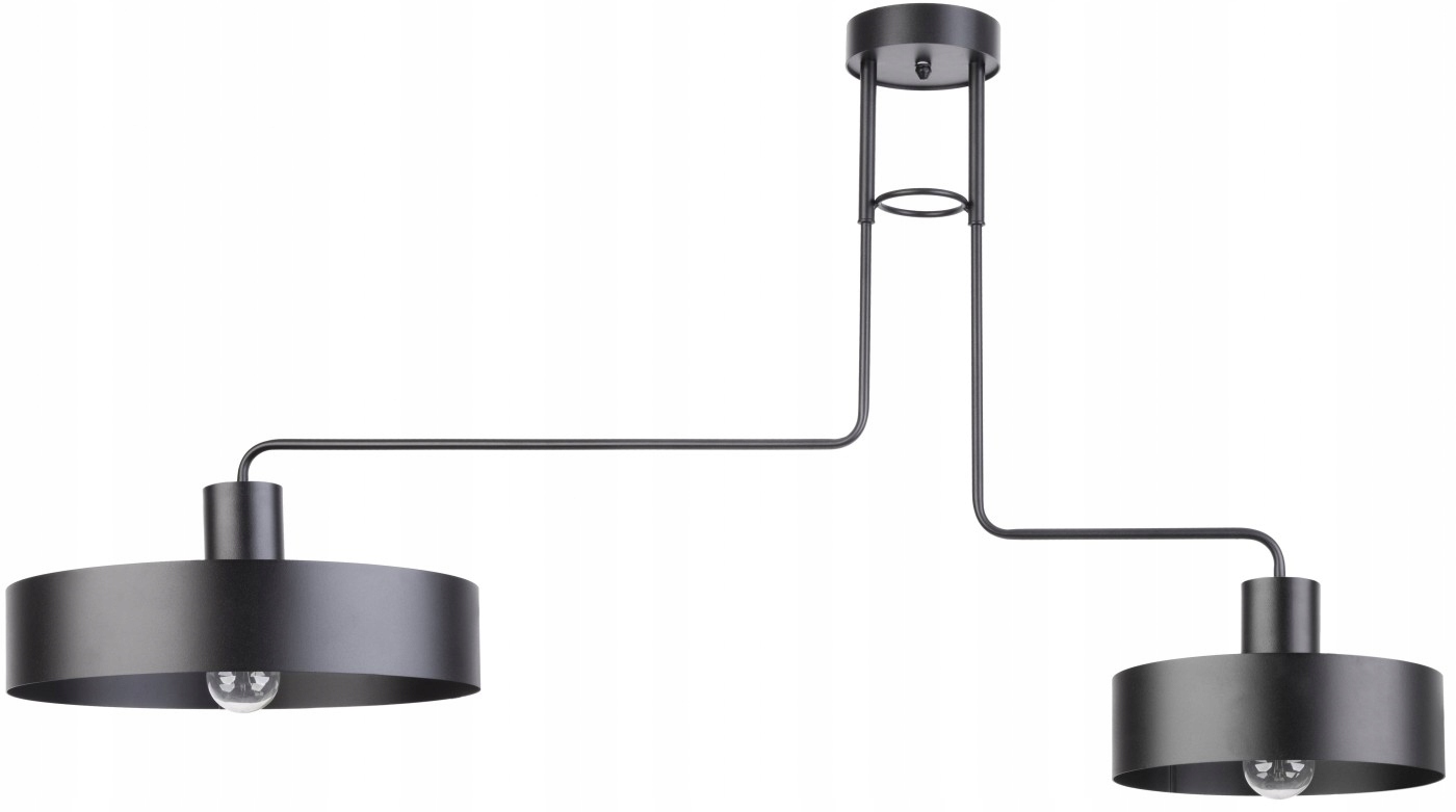 Plafon Lampa Sufitowa Okrągły Abażur Sigma Vasco 2 31551 Czarny