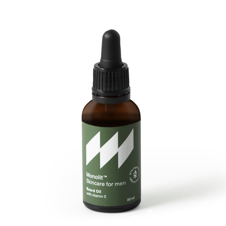 Monolit for man změkčující olej na vousy ze santalového dřeva 30 ml