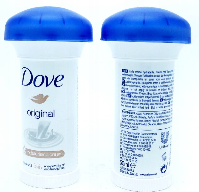 DOVE WOMEN ORIGINAL 24hr ANTI-PERSPIRANT 50мл UK