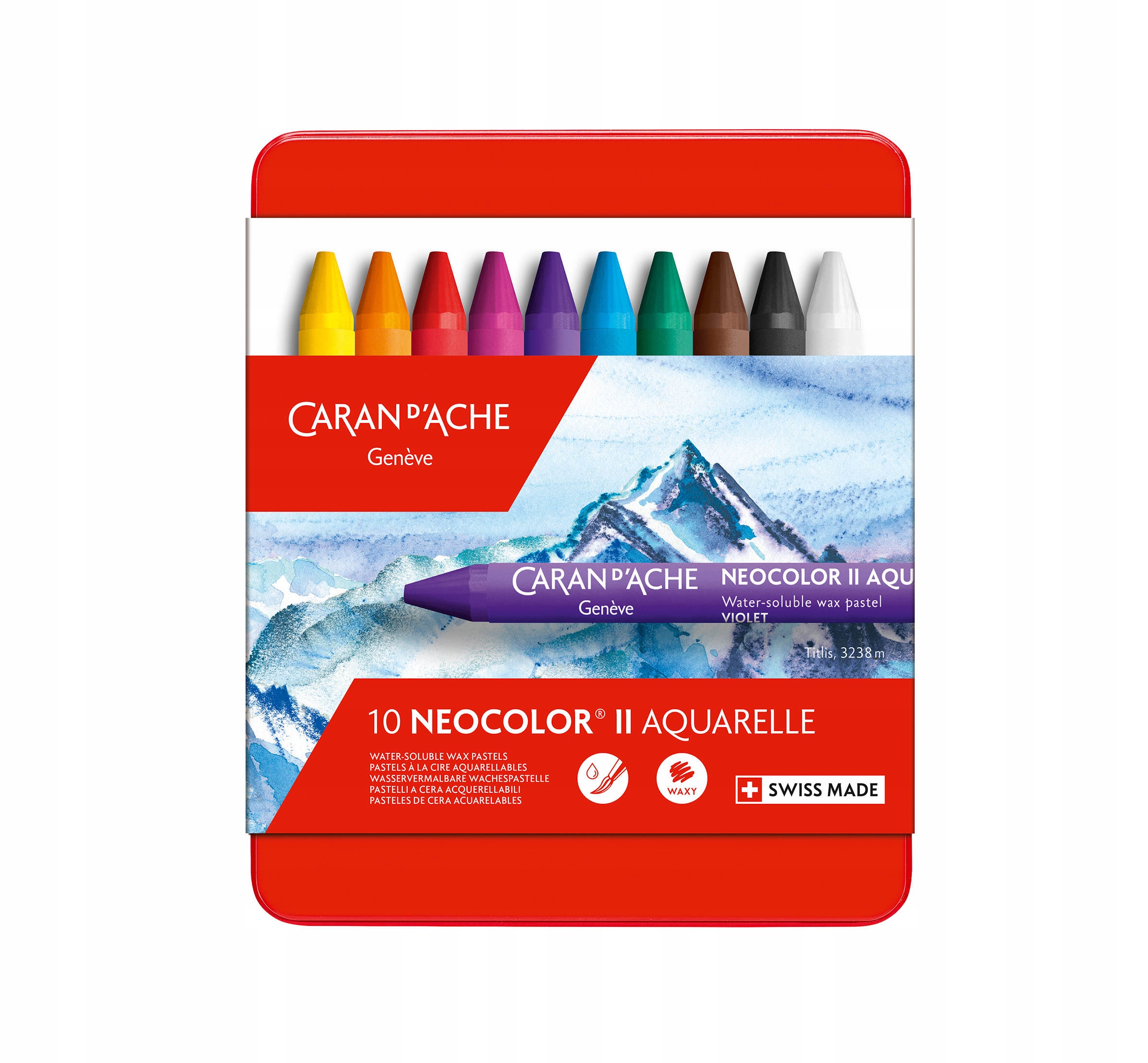 Pastely Caran d'Ache Neocolor II 10 barev