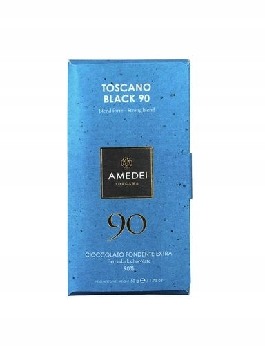 Levně 2x Amedei Tmavá čokoláda Toscano Black 90% 50 g