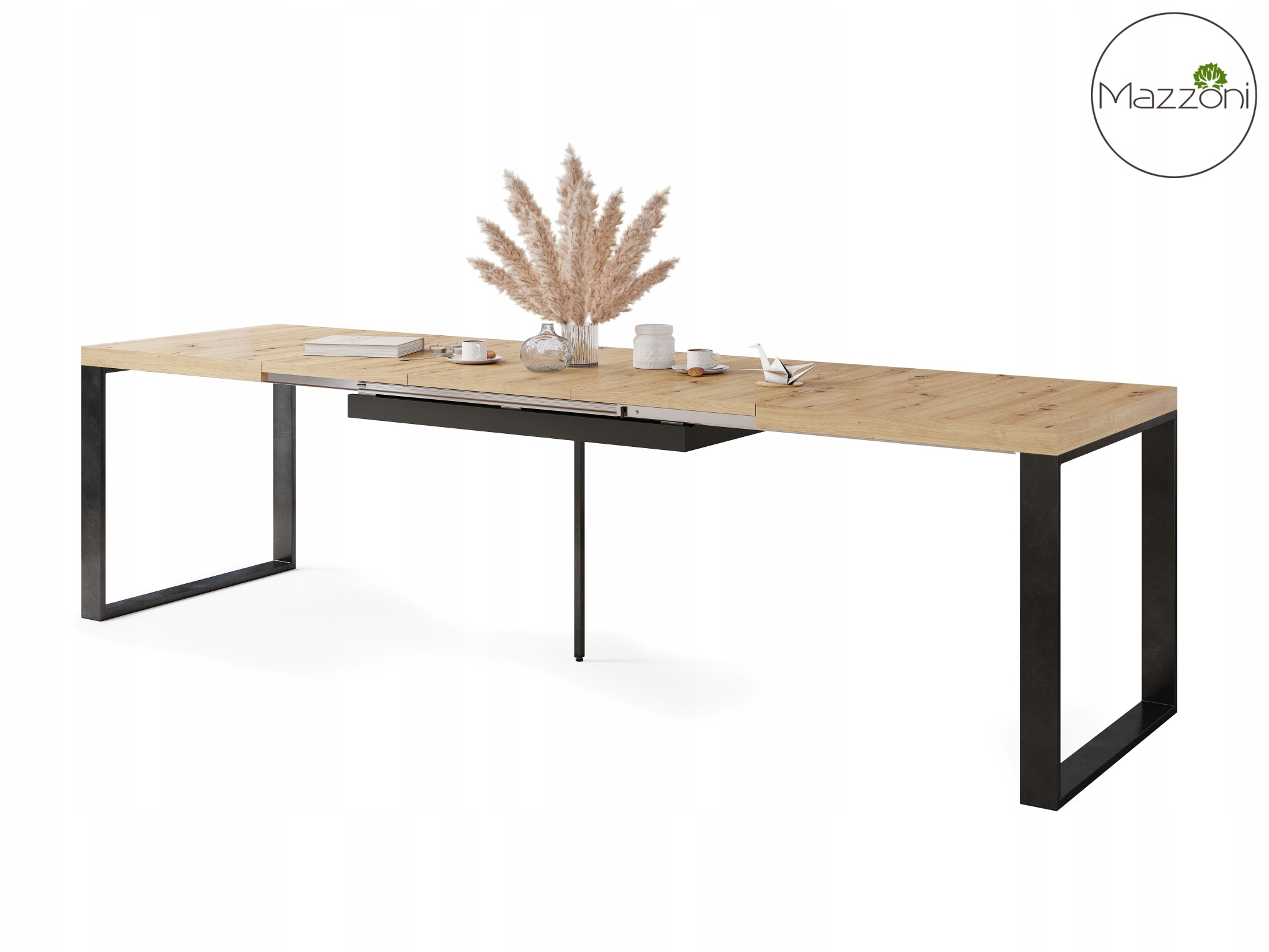 AVARI Dąb Artisan DUŻY STÓŁ ROZKŁADANY DO 290 cm! Kolor blatu dąb artisan