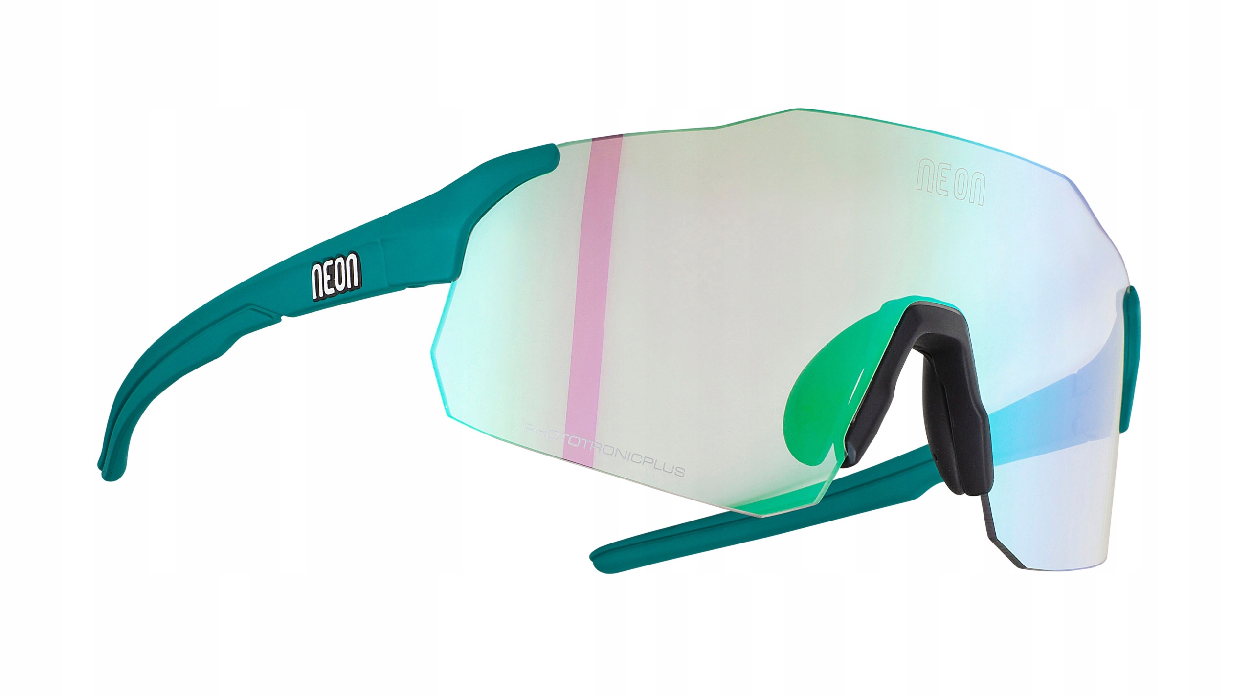Cyklistické brýle Neon Sky 2.0 Petroleum Matt Phototronic Green