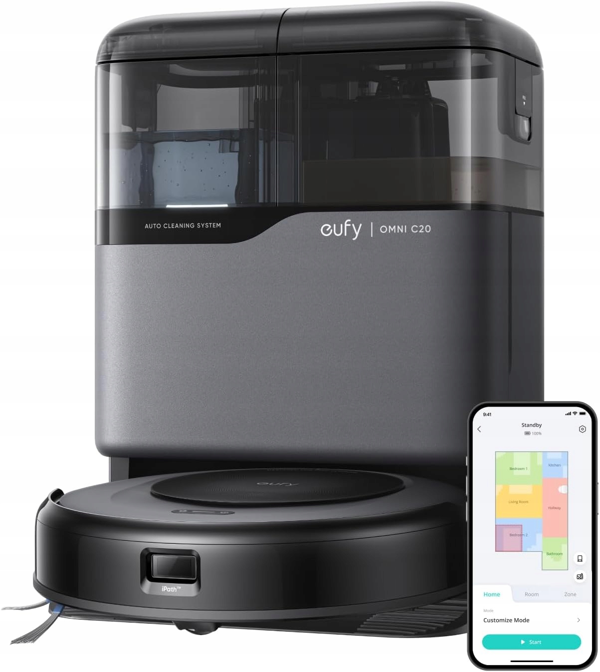 Eufy Omni C20 Robotický Vysávač 7000Pa s Automatickou Stanicou na Umývanie Mopu