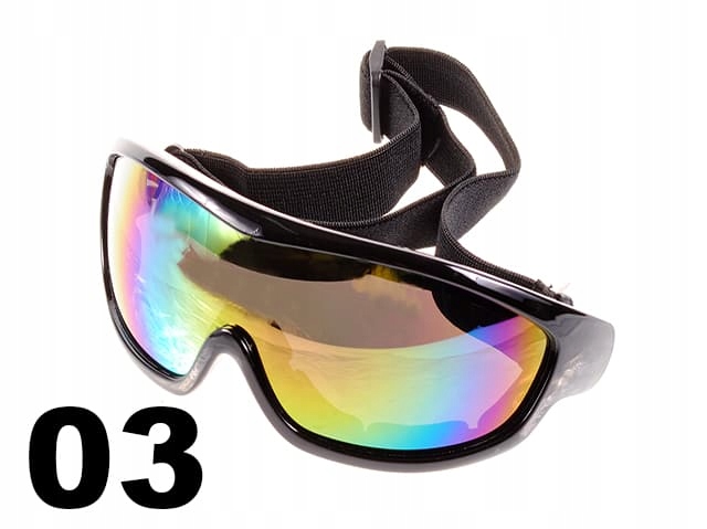 GOGLE SNOWBOARDOWE NARCIARSKIE NA SANKI +ETUI - 03