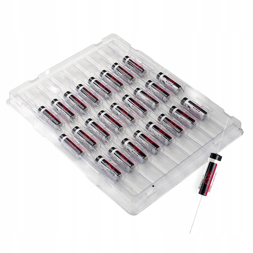 Baterie ER14505 Aa R6 ER14500 Eve s drátem, 25 ks