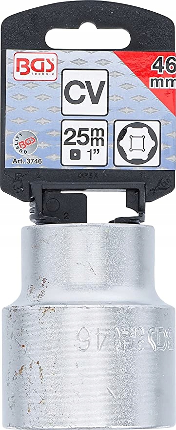 BGS Nasadka. 46 mm, 1", 6-kątna Super Lock