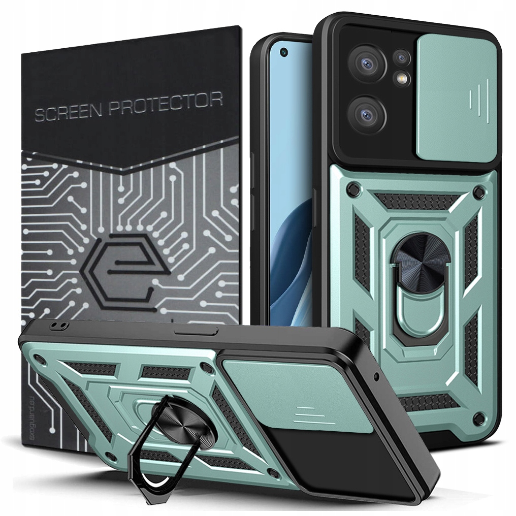 

Obudowa Case Etui Pancerne+szkło do Oppo Reno 7 5G