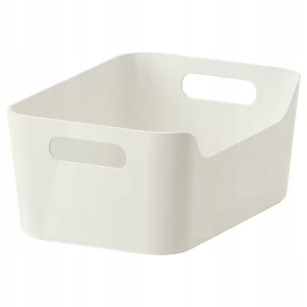 

Ikea Variera pudełko, pojemnik biały połysk 24x17