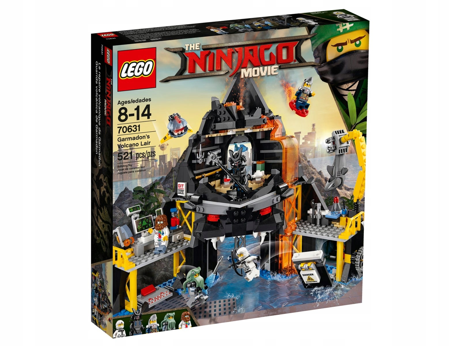Lego Ninjago, film 70631 Garmadonův vulkanický úkryt Nové