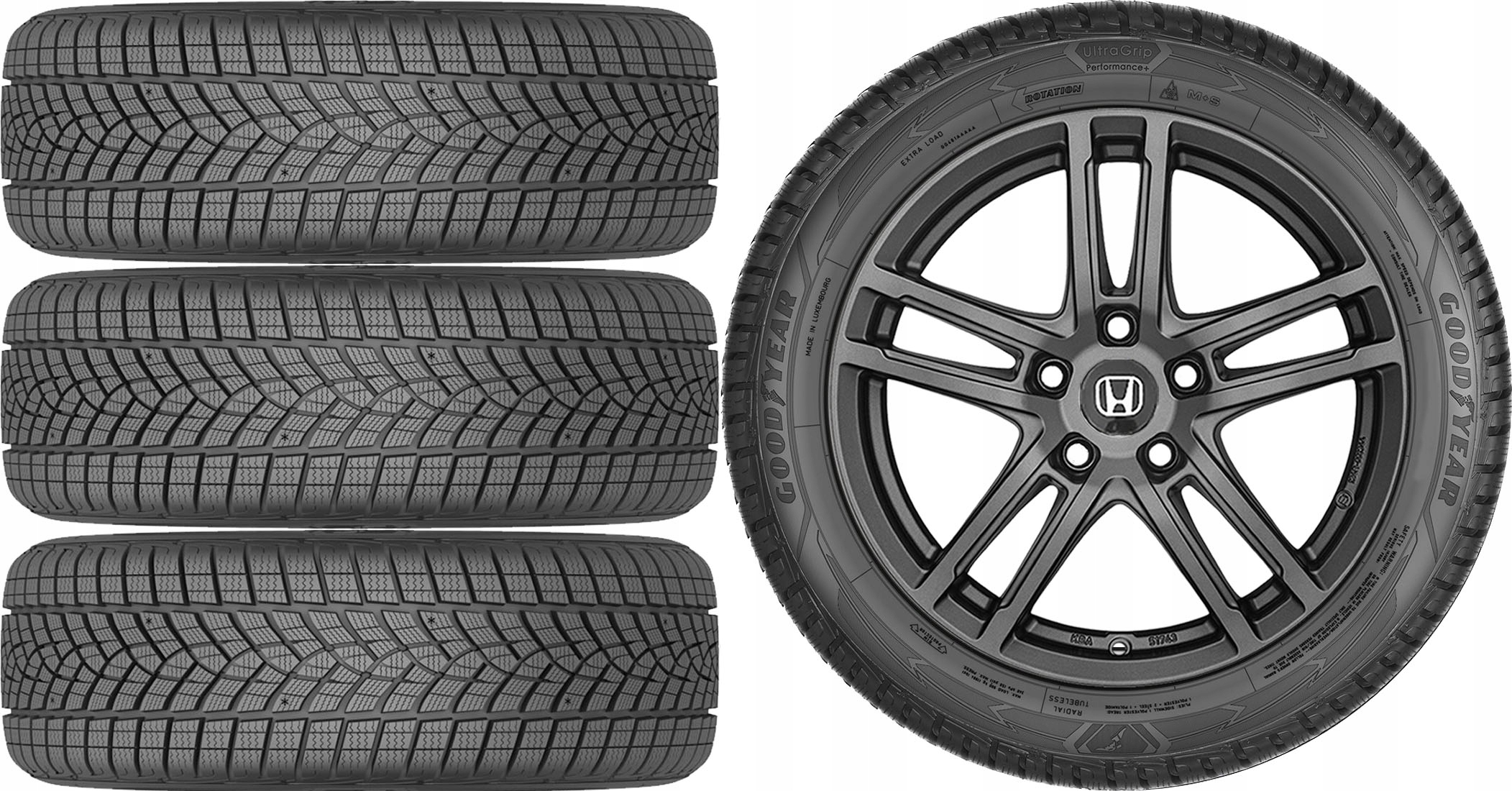 КОЛЕСА ЗИМА HONDA CIVIC VIII 8 Goodyear 2255r17